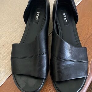 DKNY Women's Black Open-Toe Shoes